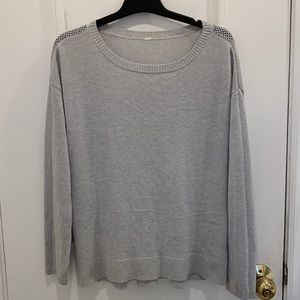 Lululemon Light Gray Pullover Sweater Size M